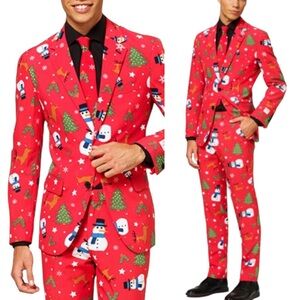 Opposuits Christmas Snowman Holiday Suit 46